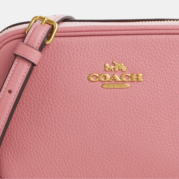 Coach NWT JAMIE  Pink Leather Women's Bag - Picture 5 of 12